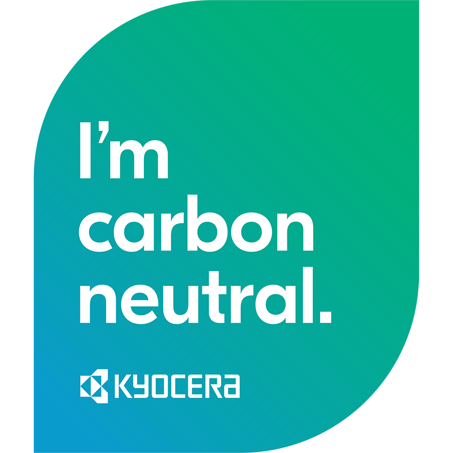 Carbon Neutral badge | Kyocera-MCL